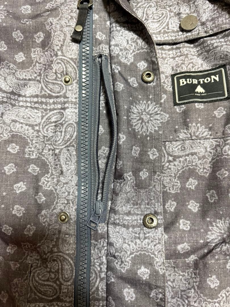 バートン　スノボウェア　ペイズリー柄　size M