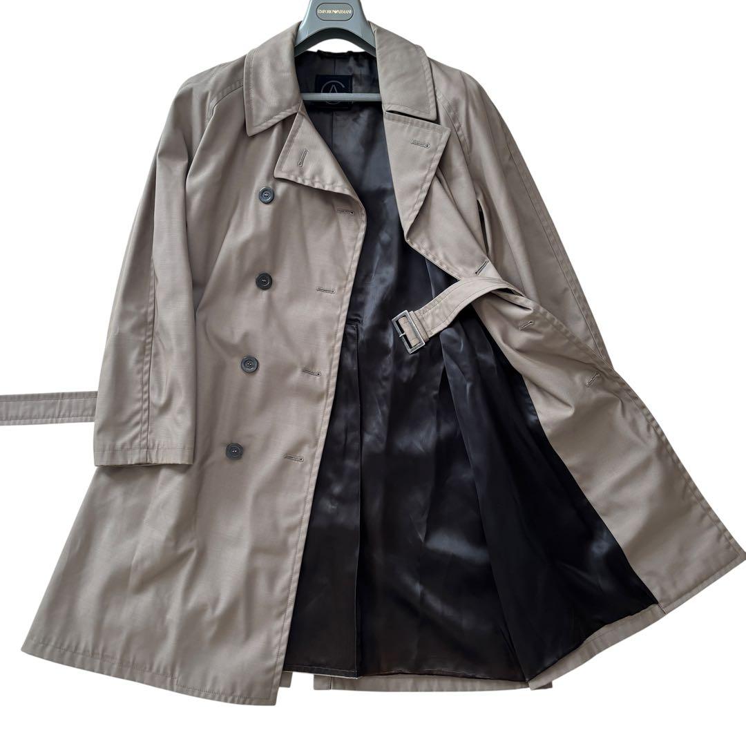 極美品 ARMANI COLLEZIONI トレンチコート ベルト付 日本XL