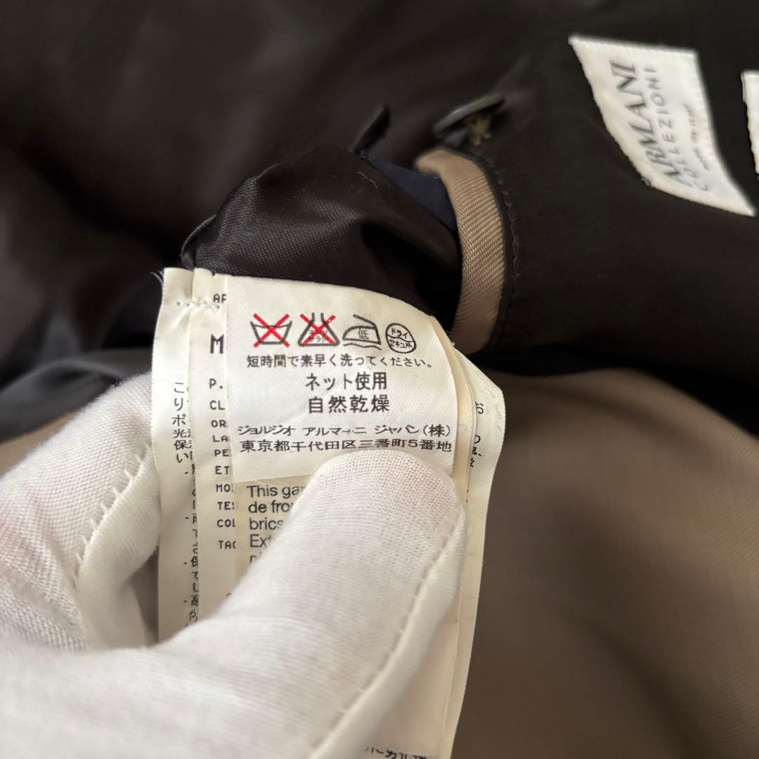 極美品 ARMANI COLLEZIONI トレンチコート ベルト付 日本XL