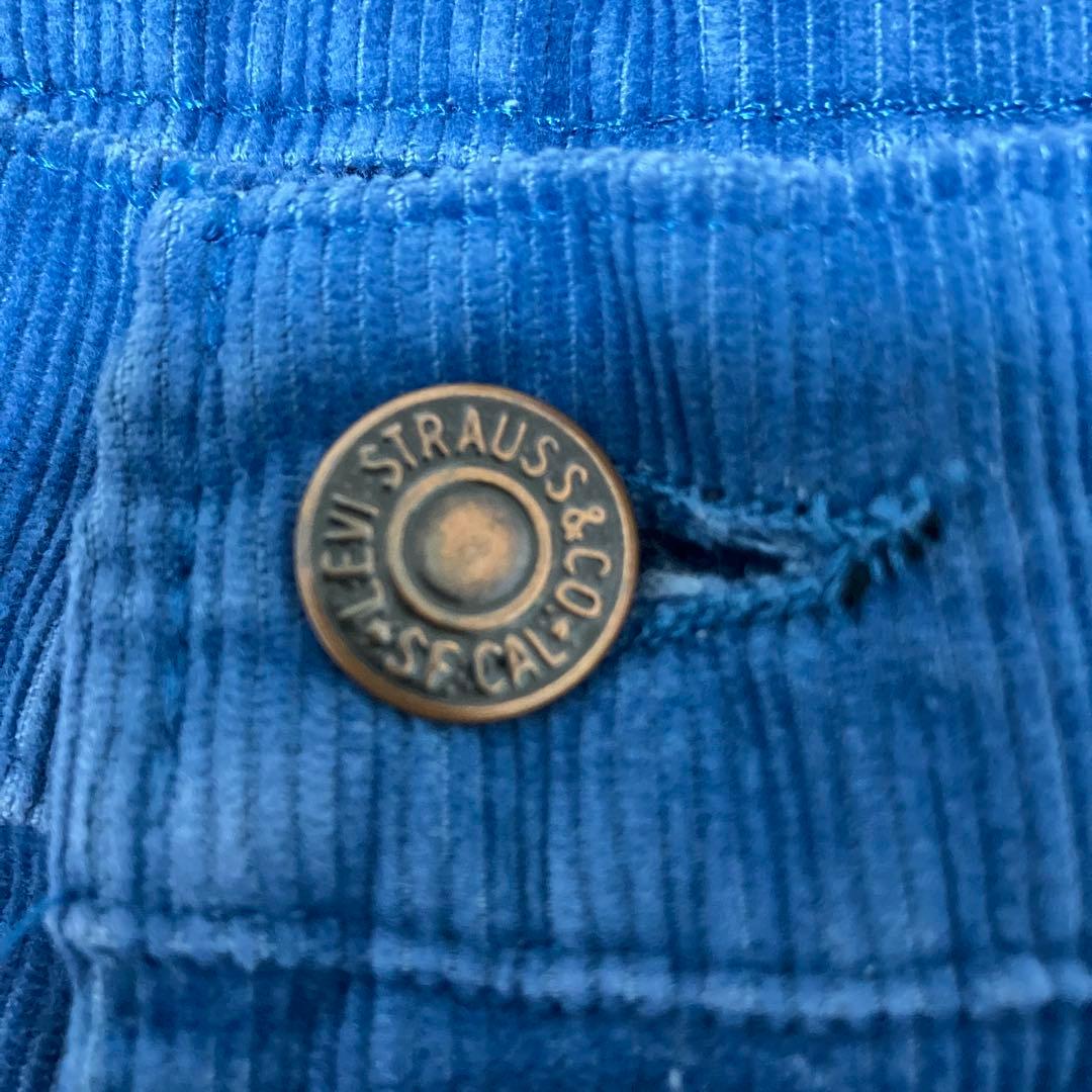 80s Levi’s 519 コーデュロイパンツ ブルー W34 L30