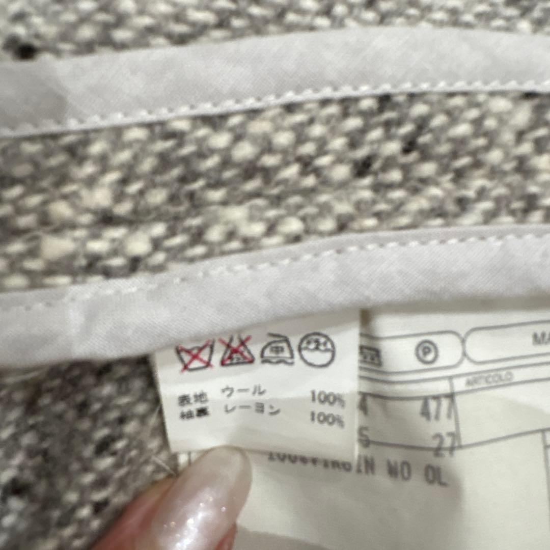 美品　エイドス　チェスターコート　サイズ48