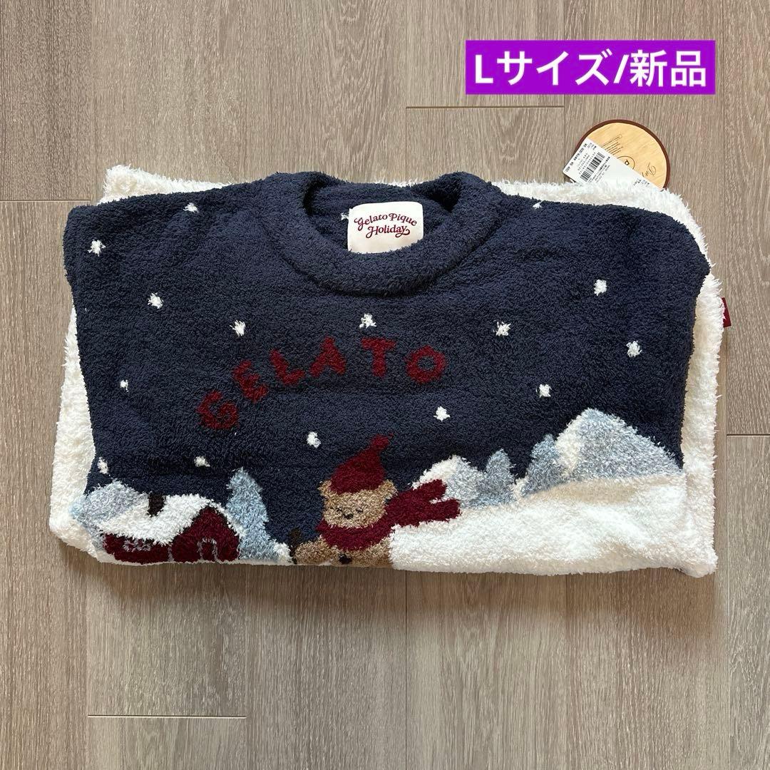 新品【HOLIDAY】【HOMME】スキーベアジャガードプルオーバー