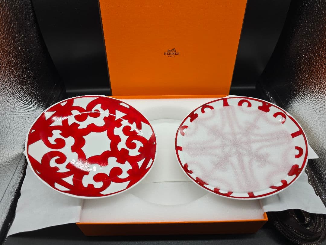 エルメス デザートプレート ガダルキヴィール 2枚 17cm皿
