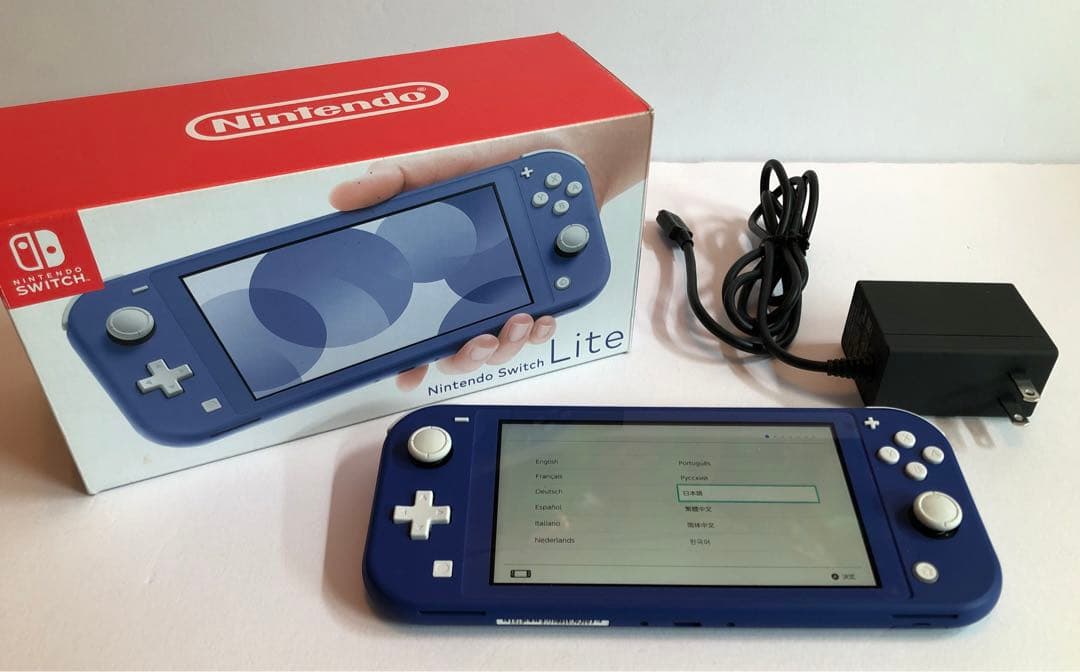【美品箱付】Nintendo Switch Lite ブルー