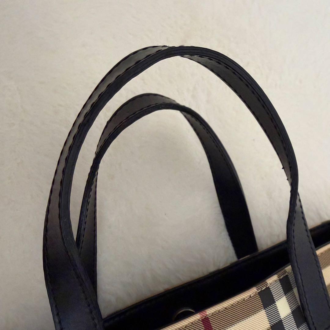 Burberry バーバリーロンドン トートバッグ ノバチェック PVC