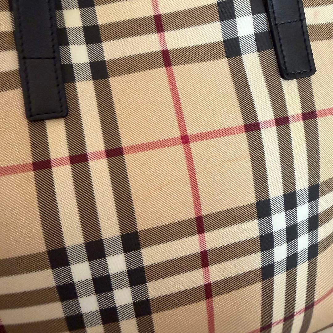 Burberry バーバリーロンドン トートバッグ ノバチェック PVC