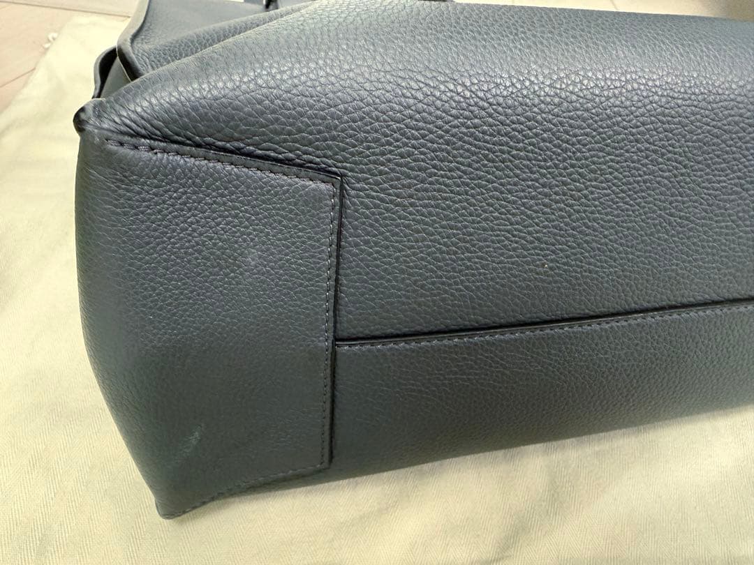 LOEWE バックルジッパートート アンスラサイト