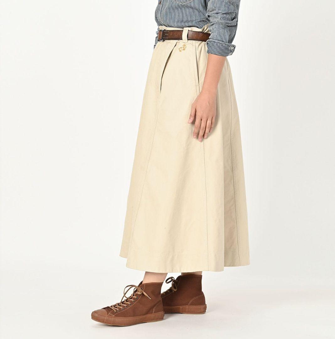 45r 高密度ダックフレアスカート