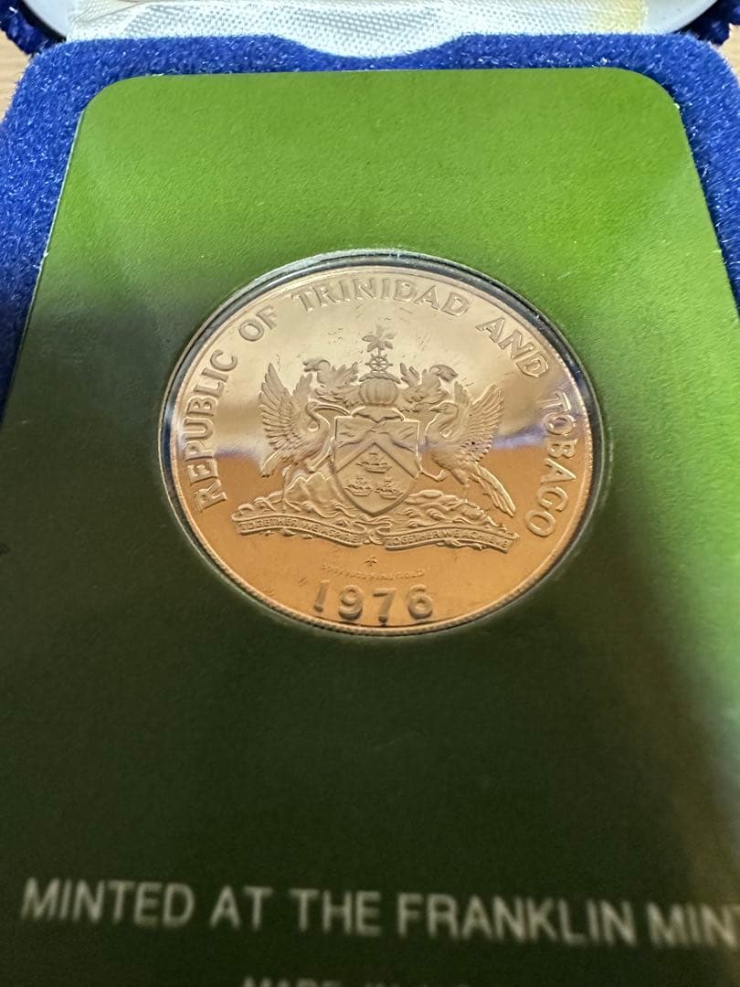 トリニダード・トバゴ 100ドル ゴールド 1976年