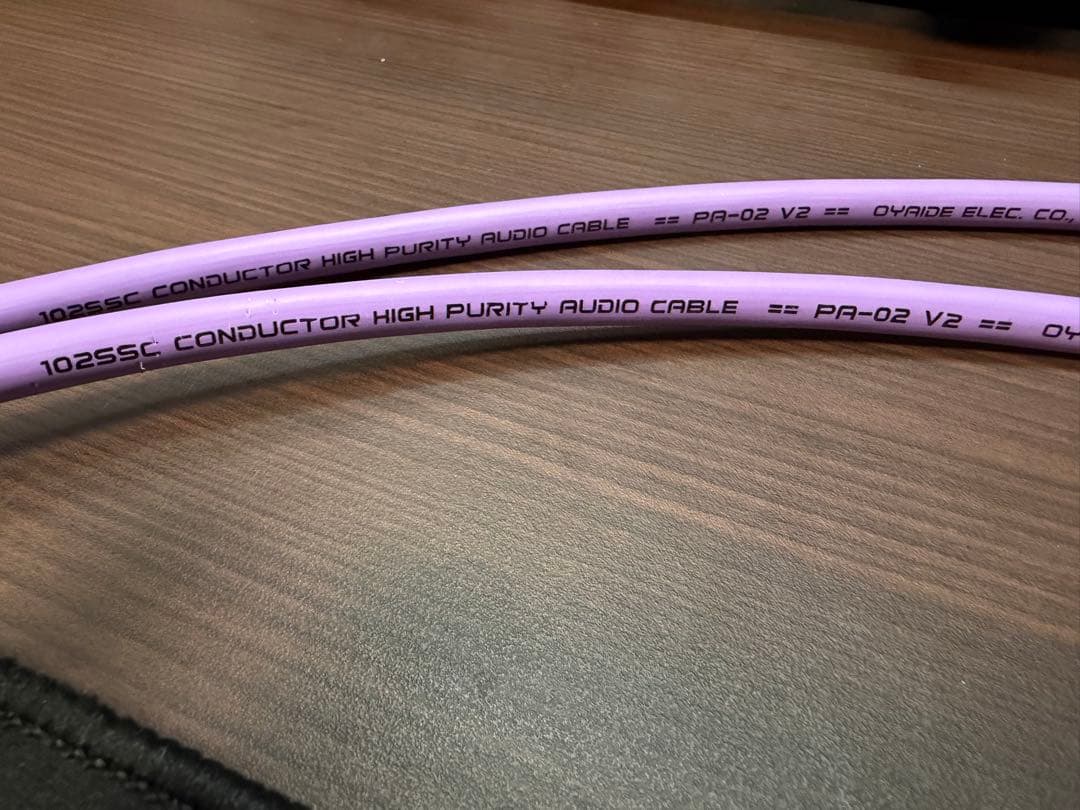 OYAIDE オヤイデ PA-02 V2 XLRケーブル ペア2組 4本セット