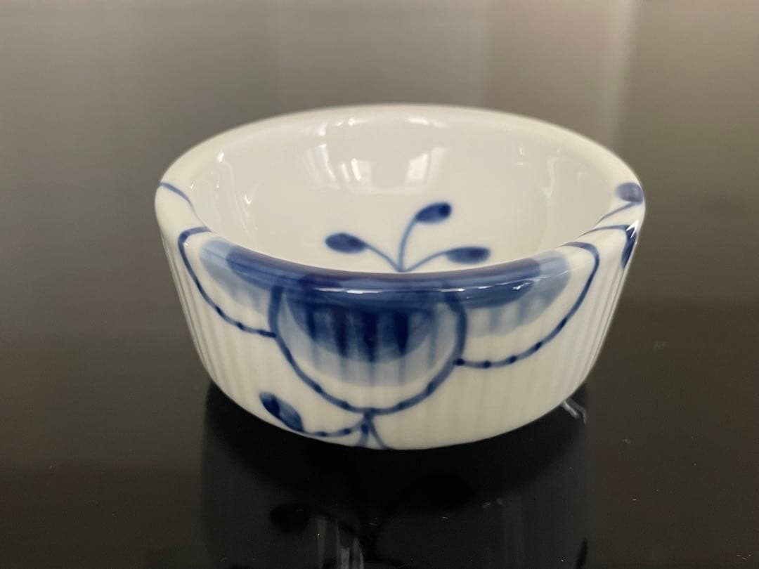 【新品】ロイヤルコペンハーゲン ブルーフルーテッド メガ スモール ボウル ペア