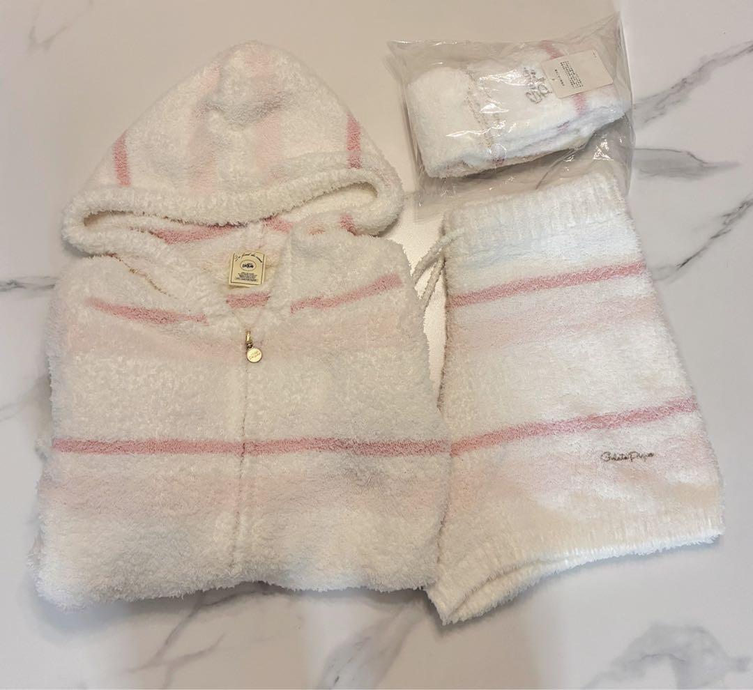 新品⭐︎ジェラートピケ⭐︎モコモコフード付きルームウェアセット