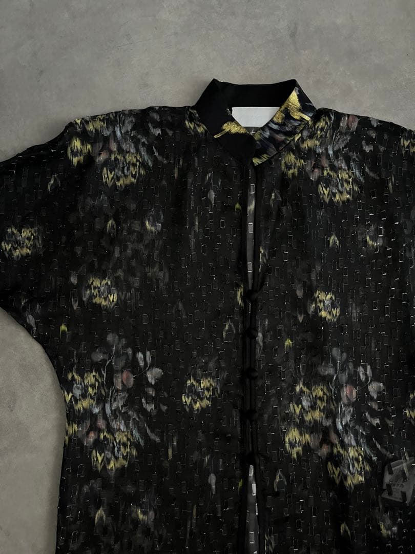 mame kurogouchi フラワープリントブラウス