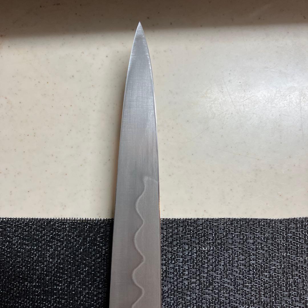 玄磨　柳刃包丁　天然砥石で本刃付け済み❗️