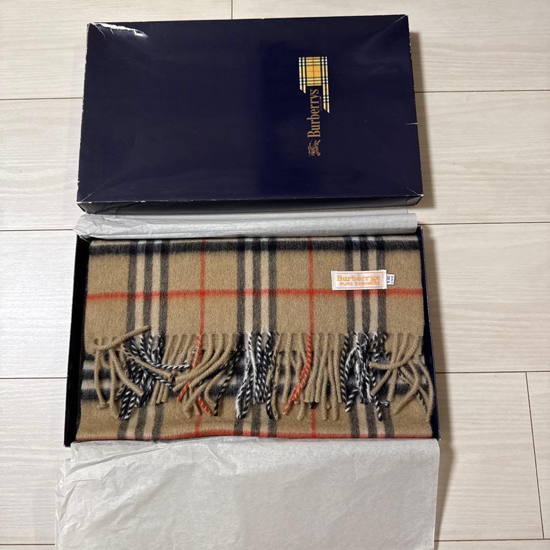 【Burberrys】バーバリー　マフラー　箱付き