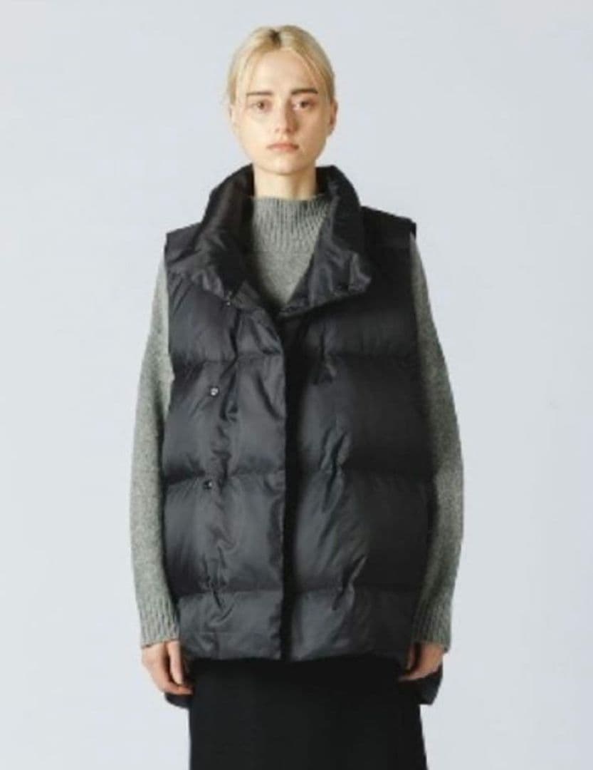 ミズイロインド ダウンベスト ブラック