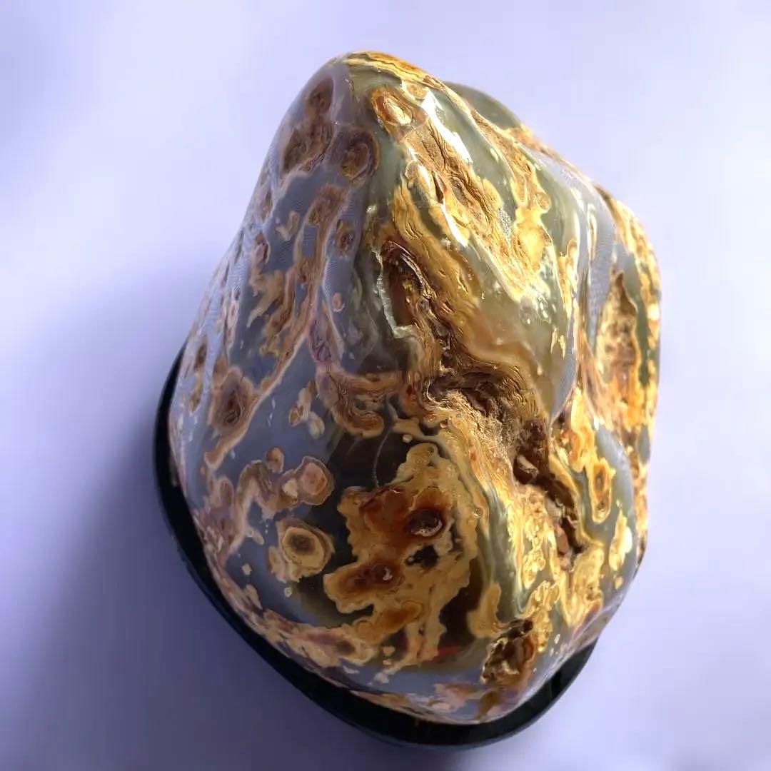 大型　水石　孔雀瑪瑙　5.7キロ