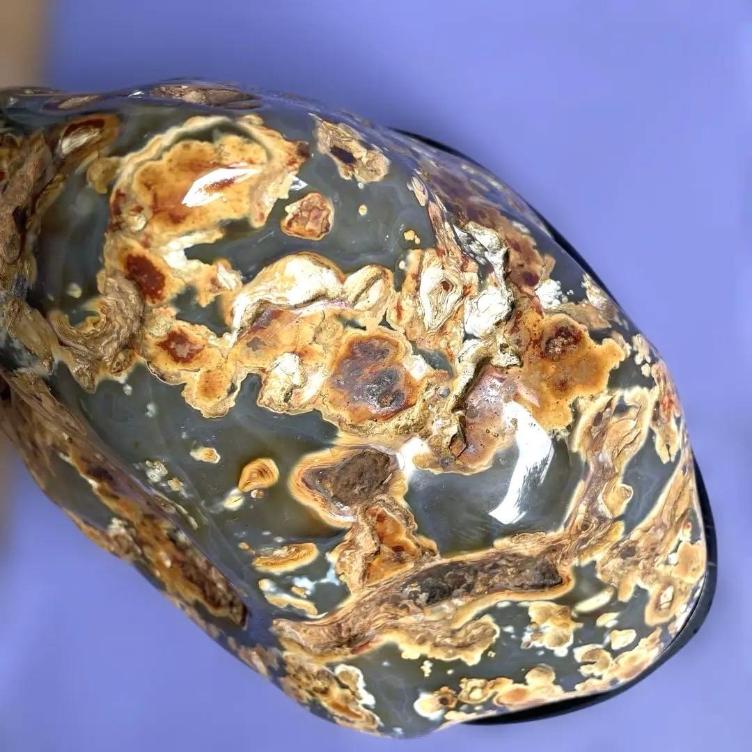 大型　水石　孔雀瑪瑙　5.7キロ
