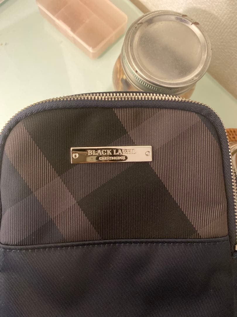 BLACK LABEL CRESTBRIDGE ボディバッグ ネイビー