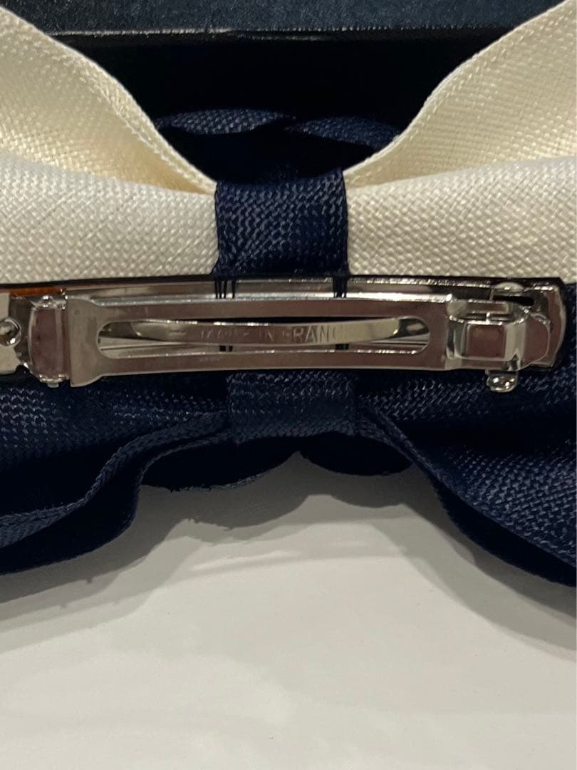 美品☆シャネル　バレッタ　カメリア✖️リボン ヴィンテージ　ヘアピン　アクセ