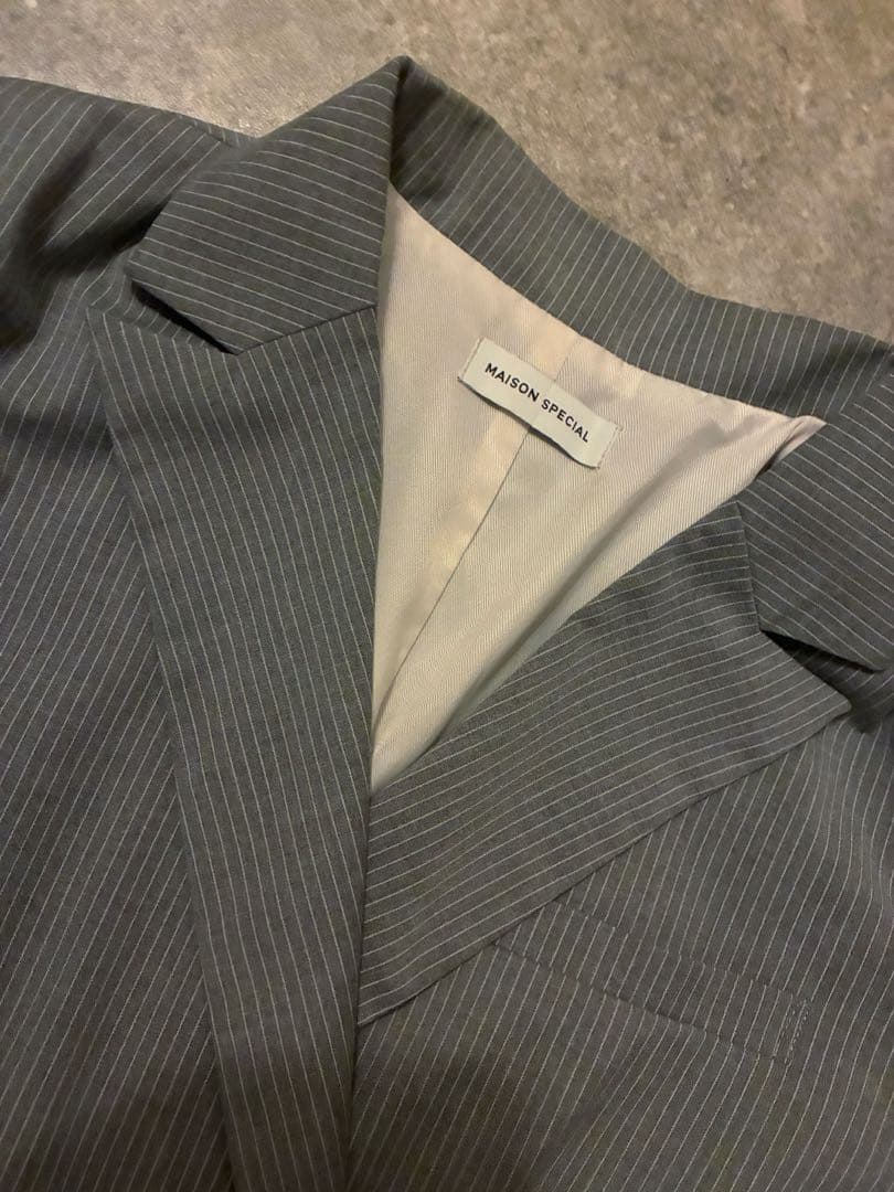 メゾンスペシャル ルーズジャケットオールインワン