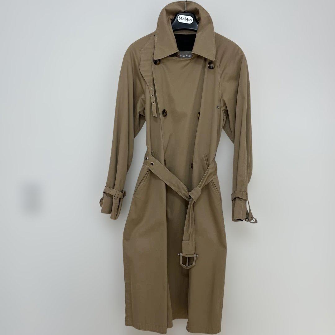 マックスマーラMaxMara ベージュ トレンチコート　美品