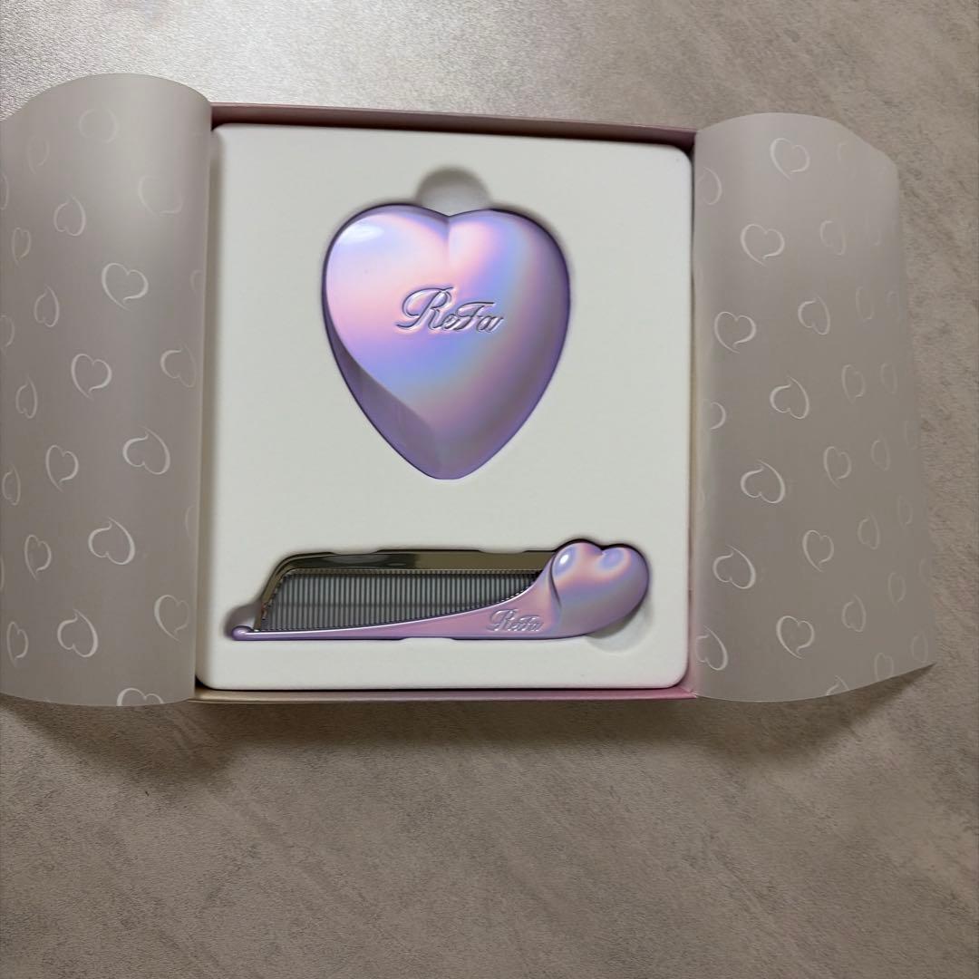 新品　ReFa VIP 会員限定 ハートコーム ミラー シルキーパープル