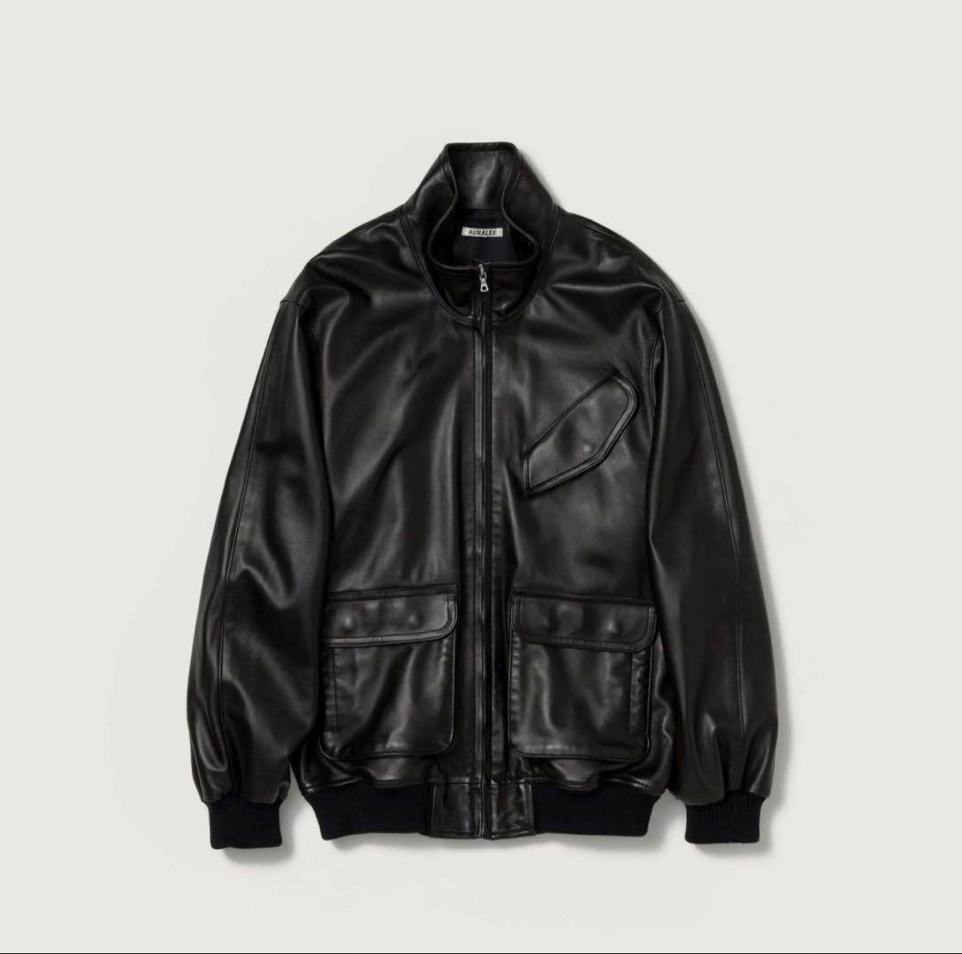 AURALEE オーラリー レディース レザーブルゾン 24AW 1 試着のみ