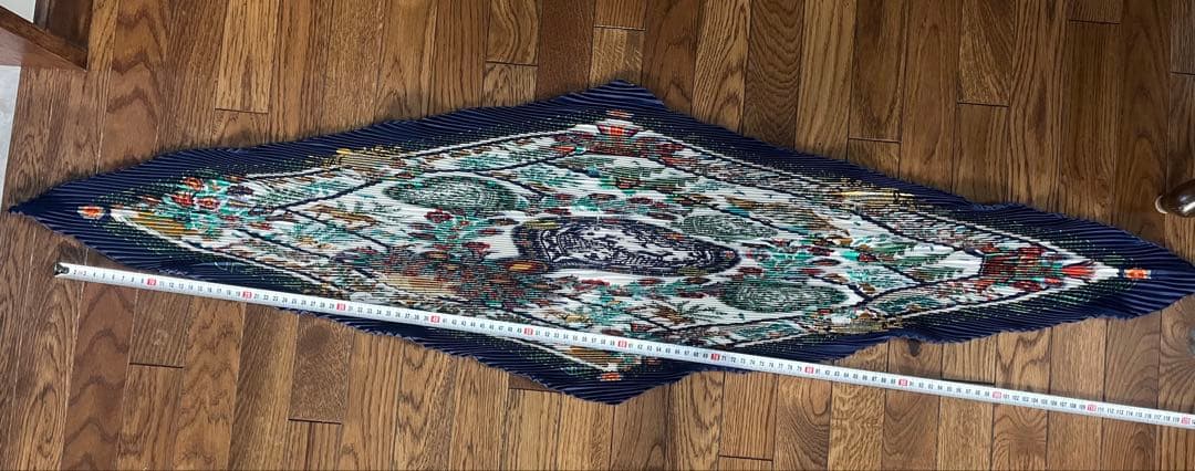 未使用エルメス プリーツスカーフ