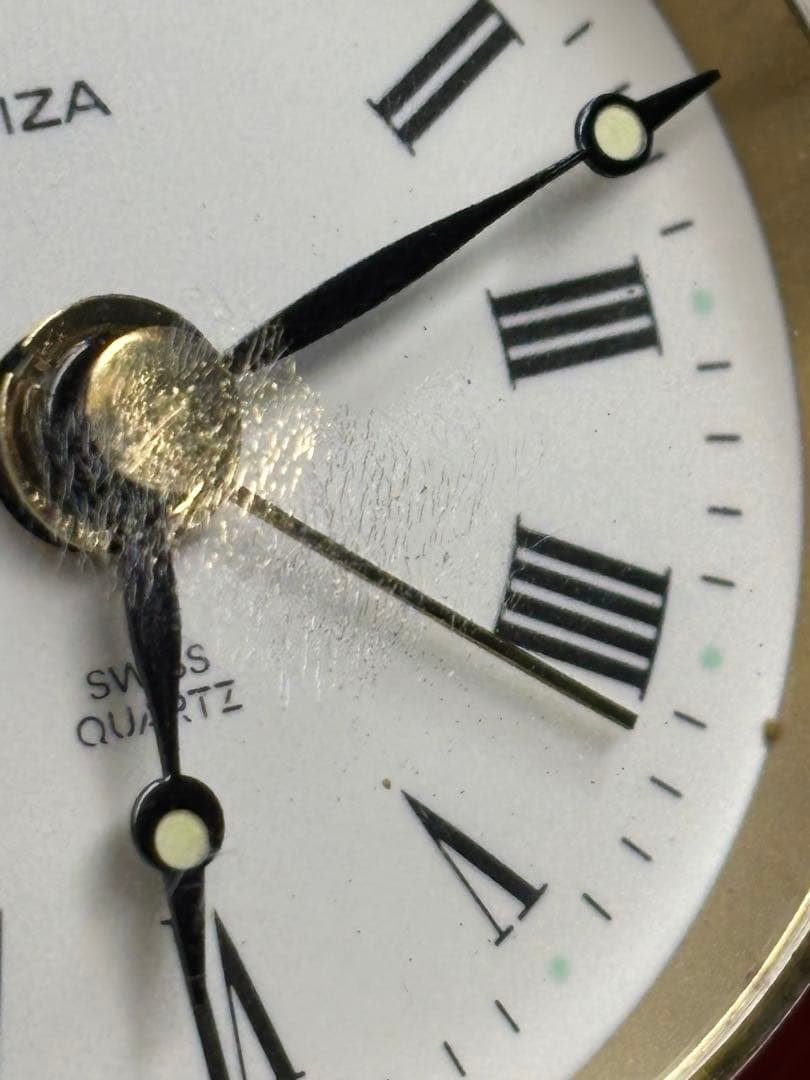 ヴィンテージ Swiza スウィザ 置時計 ゴールド スイス製 アンティーク