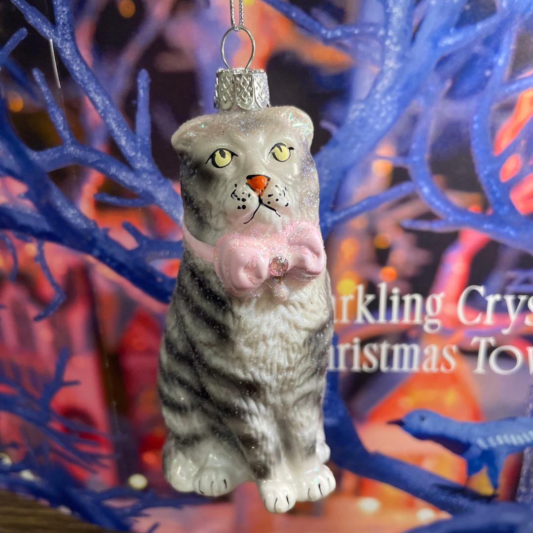 アスティエ・ド・ヴィラット　クリスマスオーナメント　スコティッシュフォールド