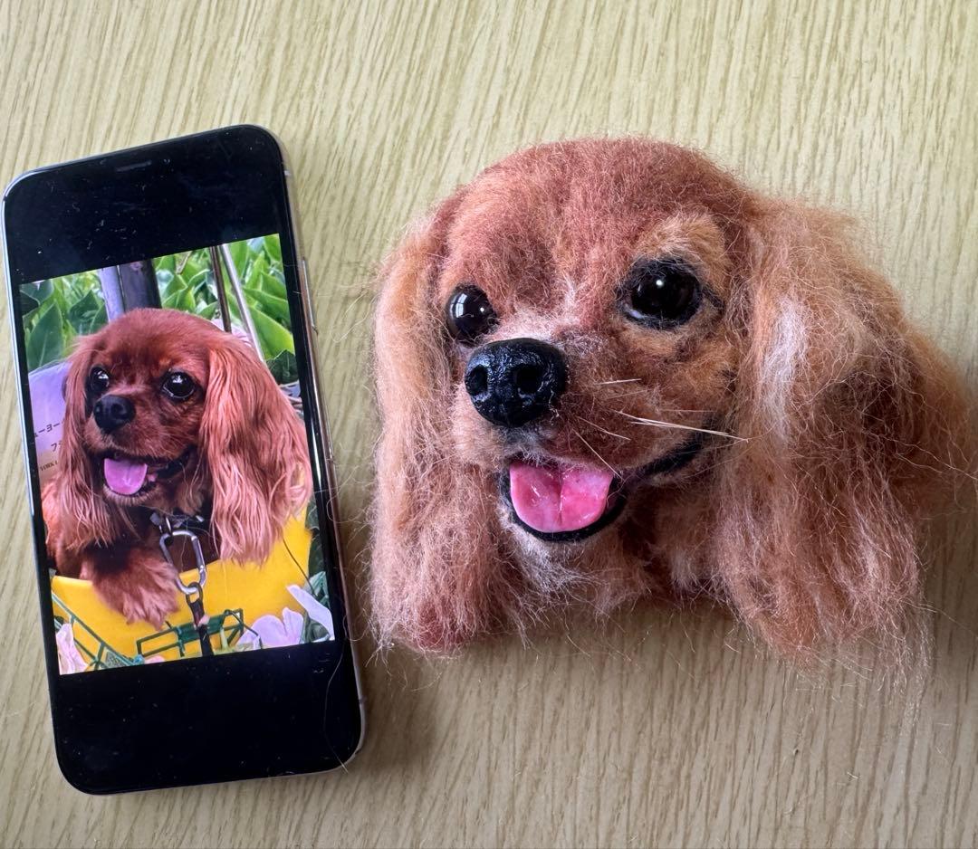 わんこ限定　うちの子プレート　オーダー受付　羊毛フェルト