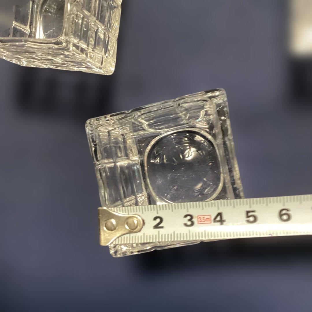 ガラスキューブ珍味入れ15客　　　新品未使用