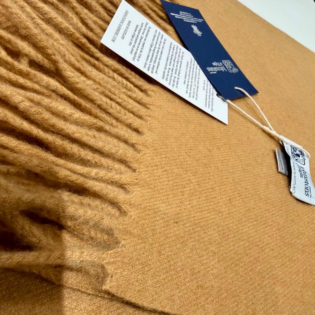 Johnstonsジョンストンズ カシミア 大判ストール マフラー キ【即発】