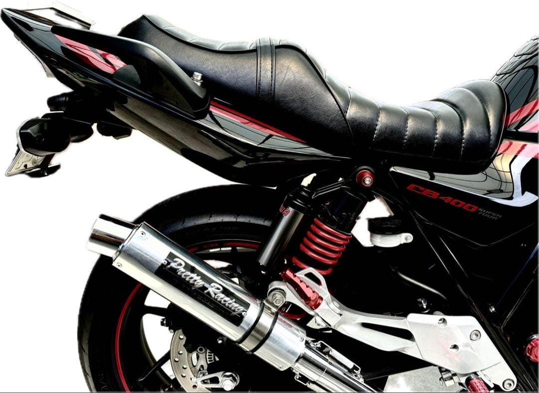 ビンテージ調レザータックロールシート HONDA CB400SF NC39～42