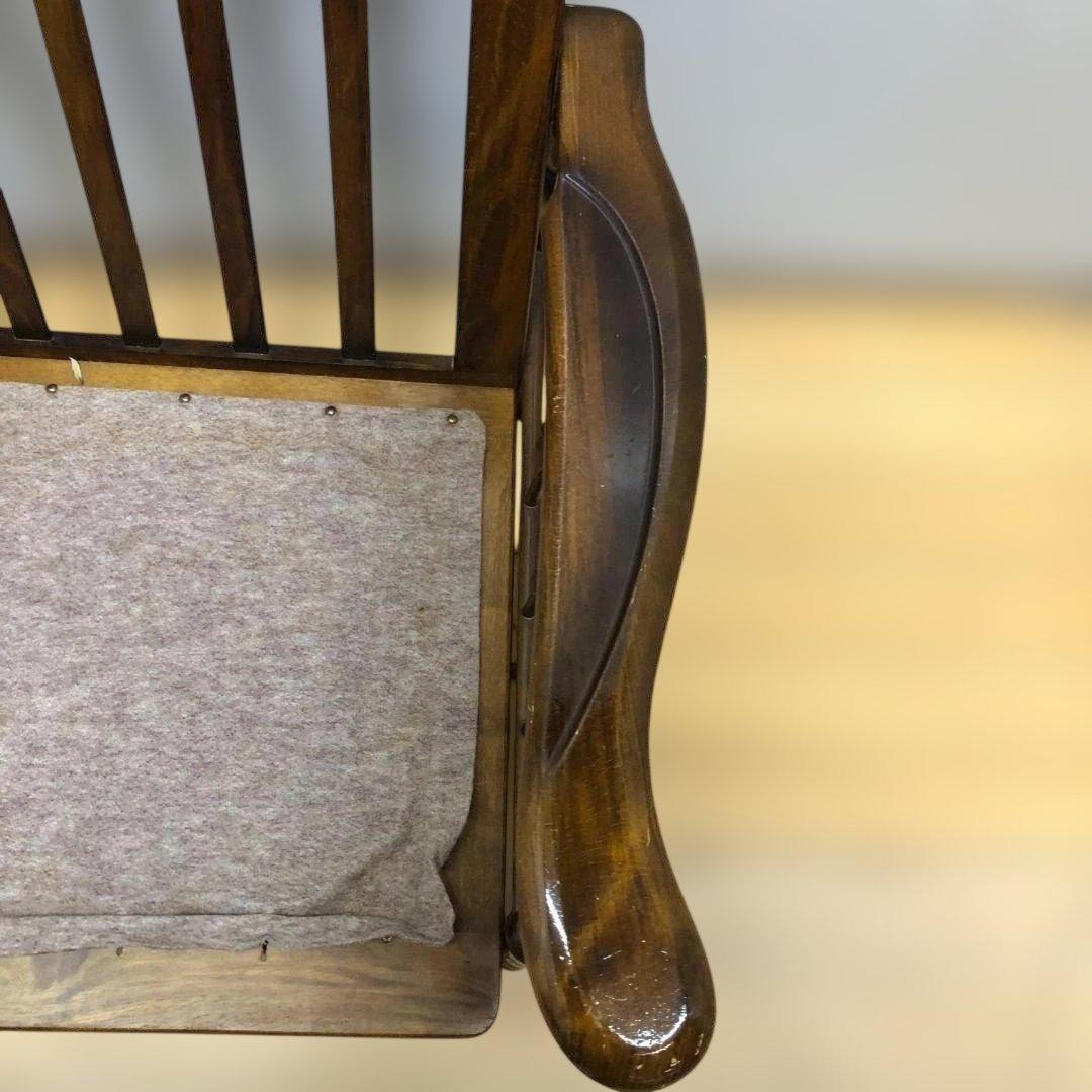 カリモク アームチェア 肘付き ダイニングチェア ヴィンテージ 112931-1