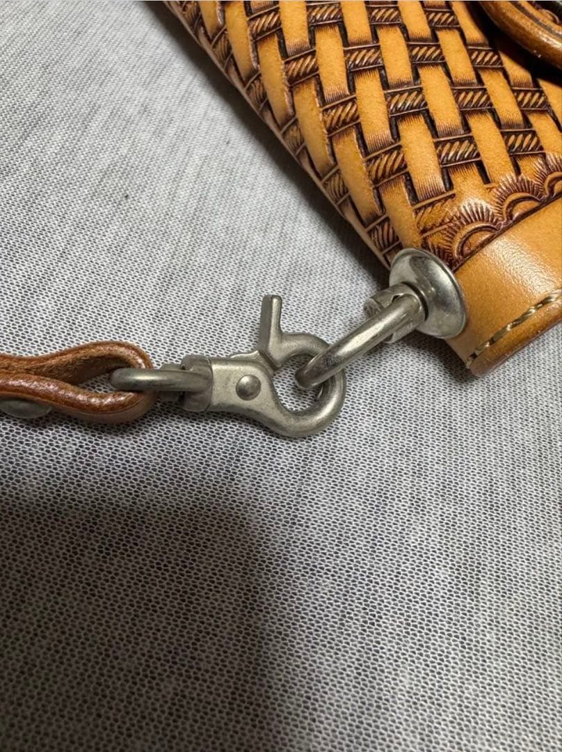 KC'ｓ編み込みデザイン 長財布