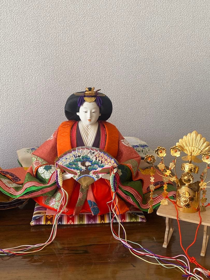 値下げ‼️雛人形　京都　洛北一操作　1980年頃　本物の伝統雛