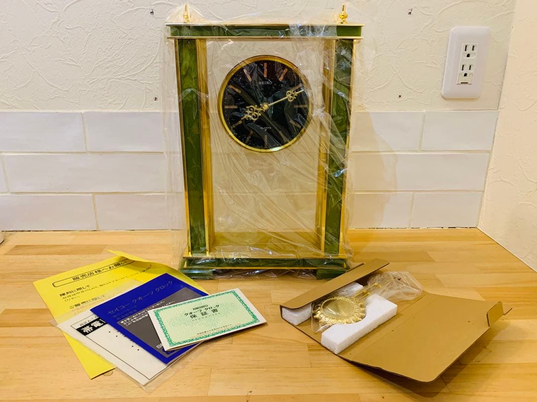 k0202-48★未使用 SEIKO 振り子置き時計 PW602G