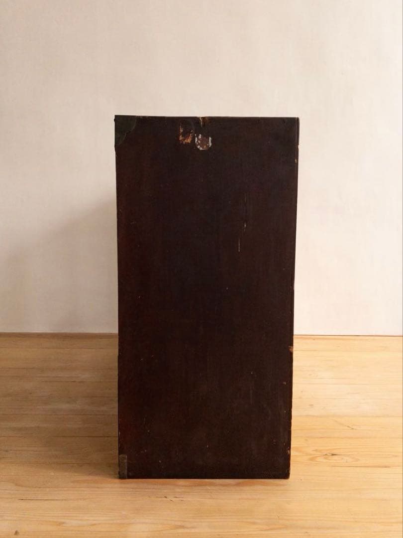 収納棚　飾り棚　ディスプレイ棚　木製　古道具　古家具　ビンテージ　アンティーク