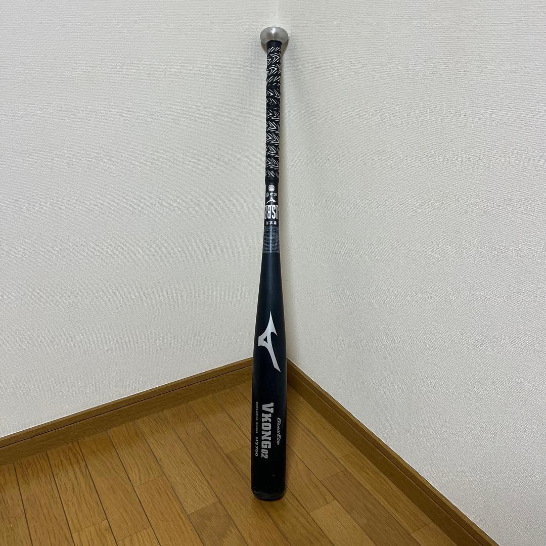 美品　ブイコング　軟式バット 黒