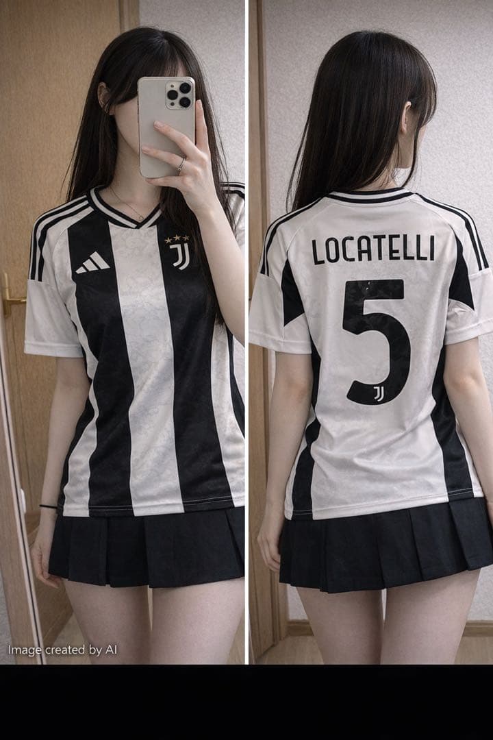【新品】ユベントス 24/25 #5ロカテッリ Mサイズ