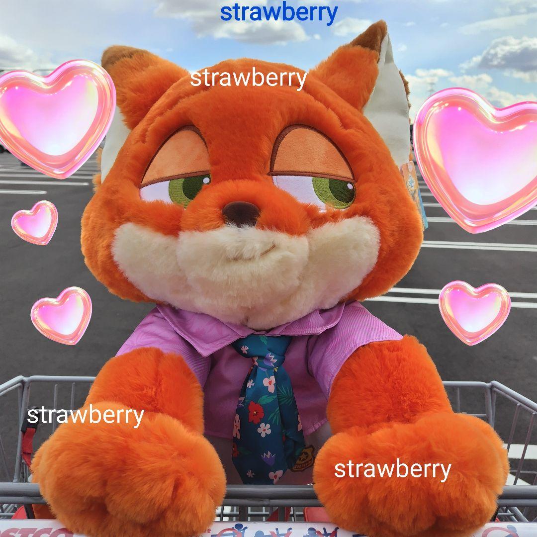 ズートピア゙２　ニック　大きな　ぬいぐるみ　ブランケット付き♥　コストコ　新作①