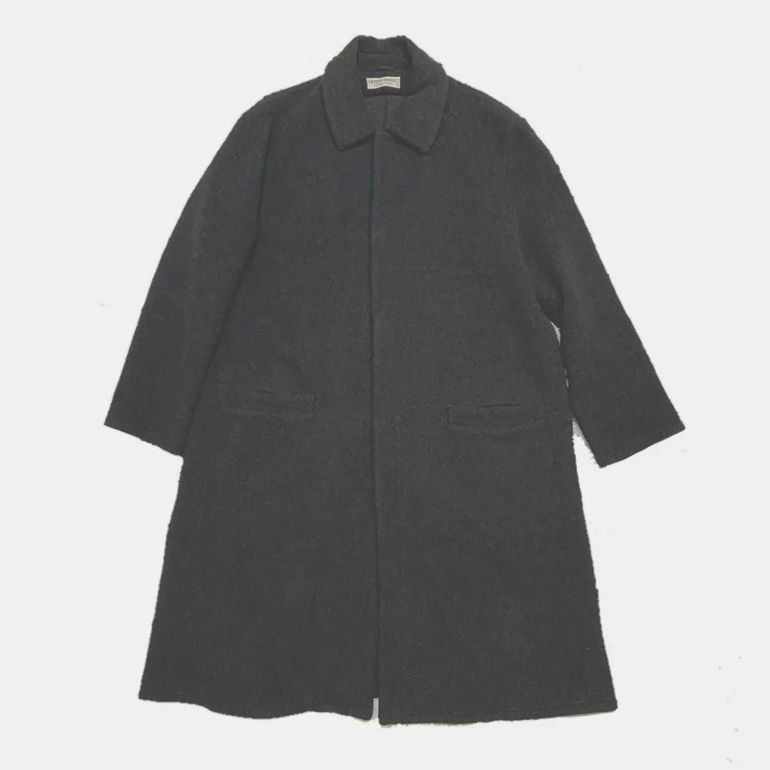 ジョルジオアルマーニ　Giorgio Armani 黒 チェスターコート メンズ