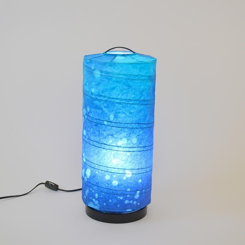 美濃和紙 和風 テーブルライト スモールライト ミニスタンド オーロラ 深海