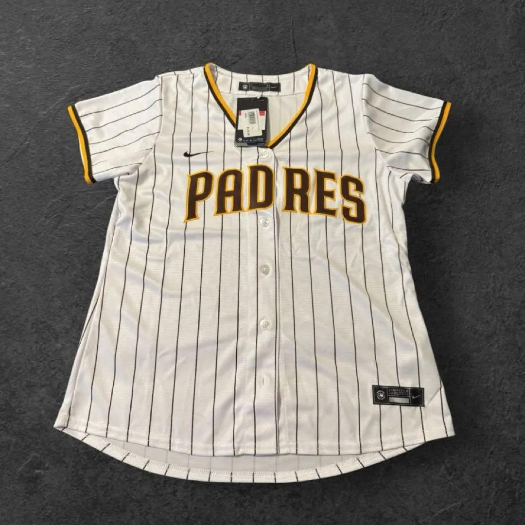 【新品】サンディエゴパドレス　背番号なし　ユニフォーム　レディース　Lサイズ