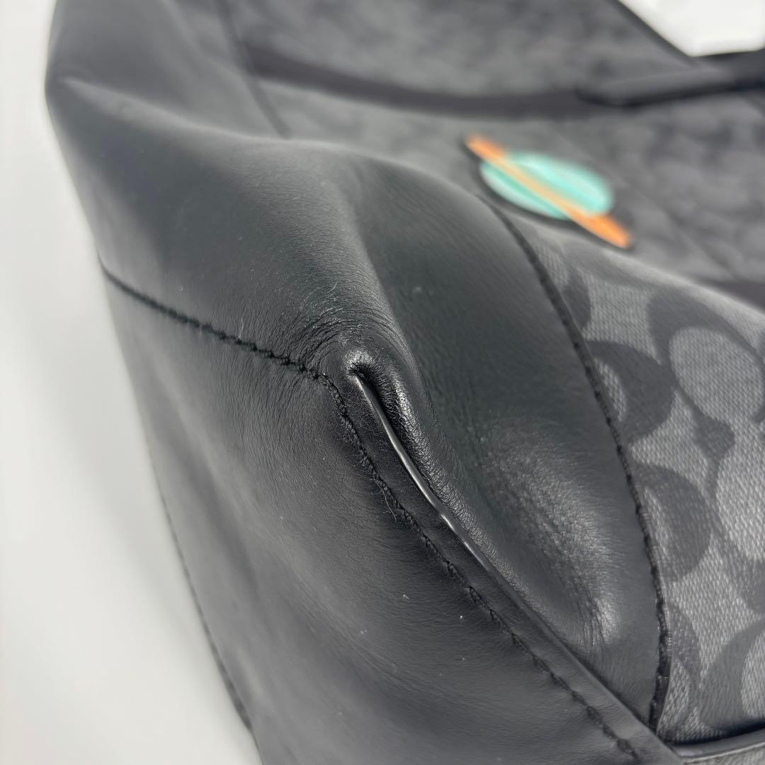 コーチ NASA限定コラボ トートバッグ ブラック