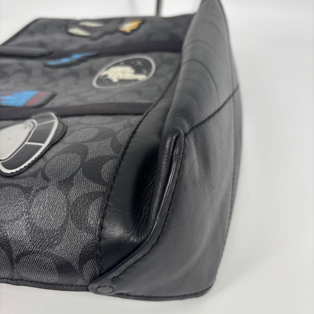 コーチ NASA限定コラボ トートバッグ ブラック