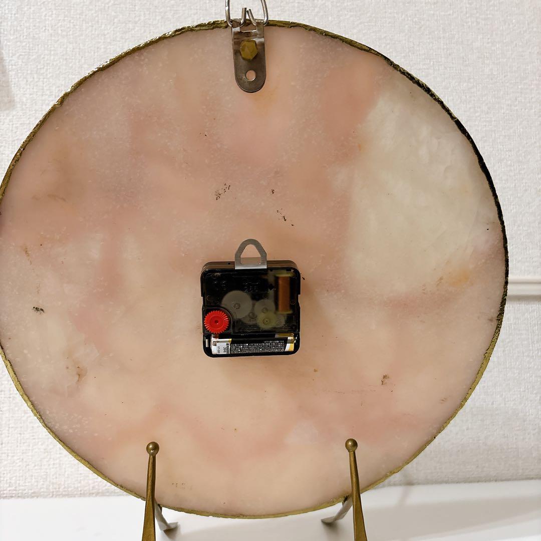 ローズクォーツ壁掛け時計