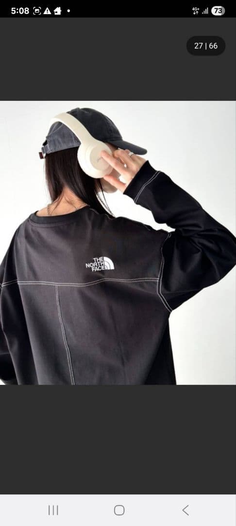THE NORTH FACE 2025 ESSENTIAL TEE XL黒